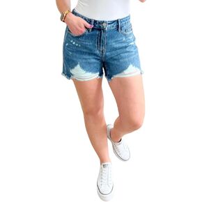 Judy Blue High Rise Rigid Magic Distressed Cutoff Shorts