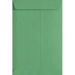 LUXPaper 10 x 13 Open End Envelopes | Peel & Press | Holiday Green | 80lb. Text | 50 Qty