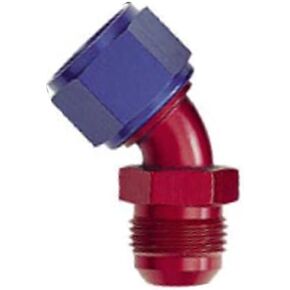 920406 Size 6 45 Degree Female Swivel to Male Flare Adapter