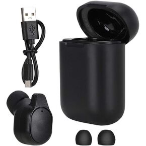 PUSOKEI Bluetooth5.0 Headset, Single Ear Smart Language Translator Device with Charging Box, More Than 33 Languages Intelligent Translator for Travel/Business