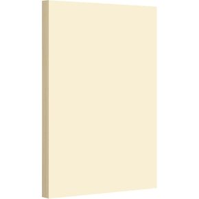 Cream Thick Cardstock Paper – Great for Brochures, Invitations, Stationary Printing | Heavy Weight Cover Card Stock (216gsm) | 8.5 x 14" (Legal Size) | 50 Sheets per Pack