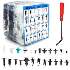 Car Retainer Clips Fasteners Cars Body Kits 24 Most Popular Sizes 801 PCS Car Door Panel Trim Clips Kit 1 Pcs Fastener Remover for Ford GM Toyota Honda Chrysler BMW Benz Nissan Subaru Audi Mazda