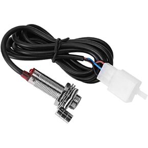 KIMISS Motorcycle Sensor Cable, Odometer Sensor Cable with 3 Magnet for Digital Speedometer Motorcycle Tachometer