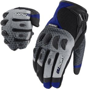 Motorcycle Gloves for Men, Touchscreen Cycling Gloves for Outdoor Sports On-Road/Off-Road/Mountain Motorcycle Motorcross Motorbike Dirt Bike Bicycle Racing ATV UTV