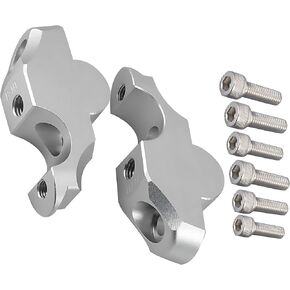 Acouto Motorcycle Handlebar Riser Clamps Motorcycle Riser Mount Lifting Handlebar Clamp for R NineT R9T 2014‑2018