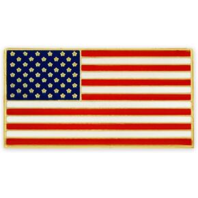 PinMart's Magnetic American Flag Patriotic Suit Jacket Lapel Pin