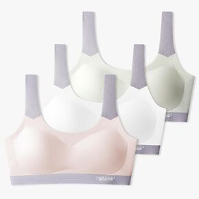Training Bras for Girls,Girls Sports Bra Cooling Fabric,Bras for Teens,Removable Pads,Suitable for Girls Aged 10-16