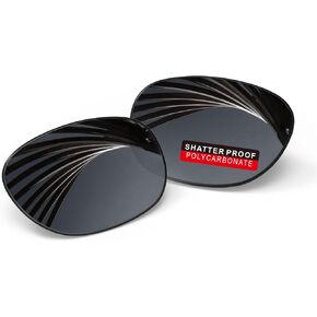 PRO+ Polycarbonate Replacement Lenses & Rubber Kits for Ray-Ban New Wayfarer RB2132 52/55/58mm Sunglasses