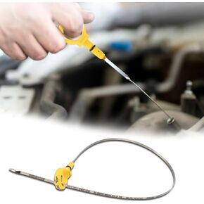 مقياس زيت السيارة 04593604AA، بديل 921-188 4.0 لتر، مؤشر سائل مقياس مستوى زيت محرك السيارات من الفولاذ المقاوم للصدأ، مقياس محرك عصا زيت السيارة، عالمي لسيارات الدفع الرباعي والشاحنات والمركبات الترفيهية in Kuwait