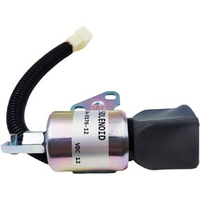 12V Fuel Shut off Solenoid Valve for Kubota D722 D902 Z482 Engine 1756ES-12SUC5B1S5 SA-4259-12 SA-4899-12 SA-5176-12 17520-60013 31-0202