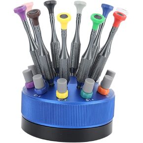 Watch Repair Screwdriver Set,10pcs Watch Strap Watchband Remover Screwdriver Watch Repairing Tool with Spare Head Base