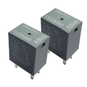 2Pcs 15328866 Multipurpose Automotive Relay 20A 12VDC 4-pin