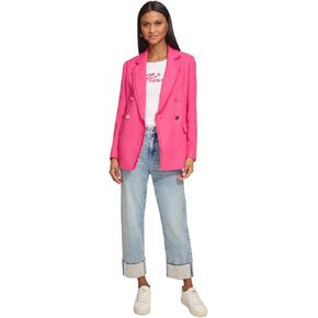 KARL LAGERFELD Women's Tweed Blazer Jacket