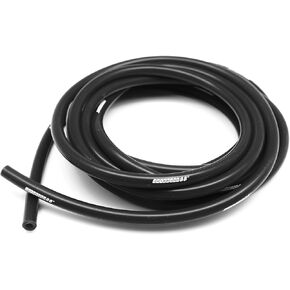 Autobahn88 High Performance Silicone Vacuum Hose, ID=0.16" (4mm), OD=0.35" (9mm), 15 Feet (4.5 Meter), Black