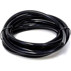HPS HTSVH7-BLKx5 Black 5' Length High Temperature Silicone Vacuum Tubing Hose (40 psi Maxium Pressure, 9/32" ID)