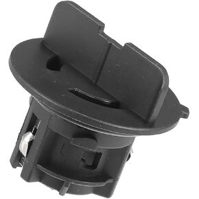 Motoforti Front Turn Signal Light Lamp Bulb Sockets, for BMW 325i 325xi Base 3.0L 2006, Plastic, No.63117159571, Black
