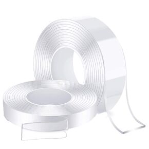 Heavy Duty Double Sided Tape, Wall Adhesive Strips Heavy Duty for Home Office Walls Decor, Poster Hanging, Carpet, Automotive Trim, DIY Projects