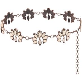 Rustic Couture's Western Concho Metal Belts for Women Cowgirl
