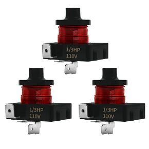 (3pcs) RP-4 1/3HP Refrigerator Starter Suitable for Refrigerator;Coil Compressor;Replacement for The 963194 Rp7708-Zr Relay Compela