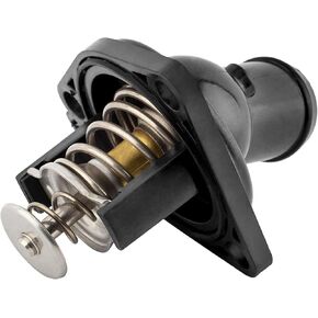 Engine Coolant Thermostat with Housing Fit For Acura ILX 2013, TSX 2004-2008, For Honda Civic Si 2006-2012, For Honda CR-V 2007-2011 Replace# 19301-RAF-003, 19301-RAF-004, 19301RAF003