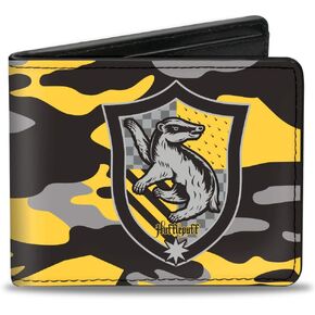 Buckle-Down Men's Bifold Wallet Harry Potter, 4.0" x 3.5"