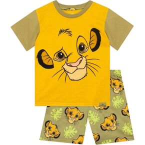 Disney Lion King Pajamas | Simba Boys Short Pajamas | Summer Pajamas For Boys