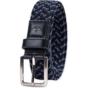 Dockers Men's Casual Everyday Braided Fabric Fully Adjustable Web Belt