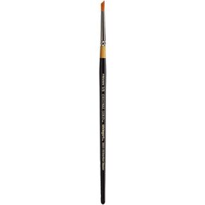 KINGART Premium Original Gold 9850-1/8 DEERFOOT STIPPLER - Synthetic Series Artist Brush, Golden Taklon Hair, Short Handle, for Acrylic, Watercolor, Oil and Gouache Painting, Size 1/8"