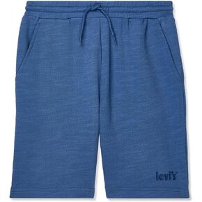 Levi's® Boy's Poster Logo French Terry Shorts (Big Kids)