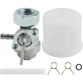 16950-ZB4-015 Gas Fuel Tank Shut Off Valve Pump Petcock Switch Compatible with 4000 4375 6500 7250 8750 9000 Generator
