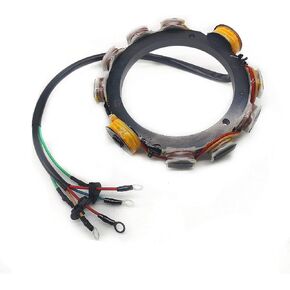 Stator For Yamaha 6G5-85510-11-00 6G5-85510-10-00 CDI 177-6G5-10 Outboard 150 175 200 220 225 HP 15-Amp 2-Stroke 6-Cylinder 1984-1989 L150 PRPV150 L200 V6SPECIA V6EXCEL