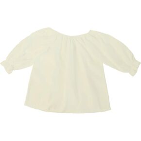 Girls 3/4 Long Sleeve Peasant Blouse (Choose Color and Size)