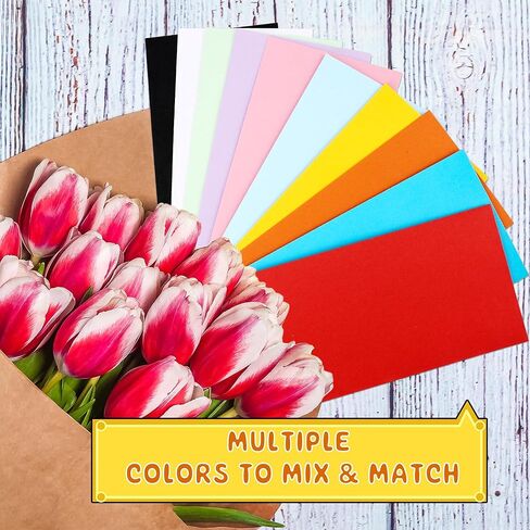 300 حزمة من المظاريف اللاصقة الملونة للأعمال، المظاريف القياسية ذات الختم الذاتي لبيانات الشيكات المكتبية والفواتير البريدية لرسائل الأعمال in Kuwait