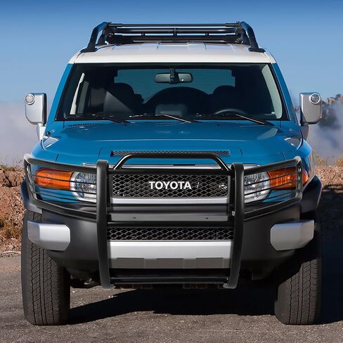 DNA Motoring GRILL-G-065-BK واقي شبكة مصد أمامي أسود متوافق مع 07-14 FJ Cruiser in Kuwait
