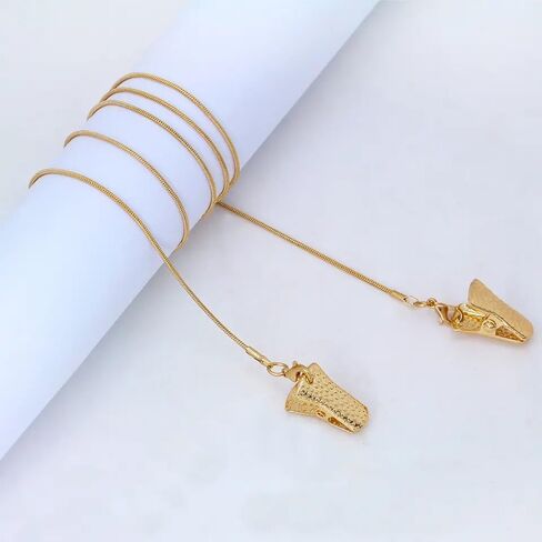 Eyeglasses Chain for Women with Alligator Clips, Reading or Sunglasss Lanyard, Gold or Silver Chain in Saudi Arabia