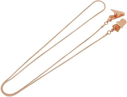 Eyeglasses Chain for Women with Alligator Clips, Reading or Sunglasss Lanyard, Gold or Silver Chain in Saudi Arabia