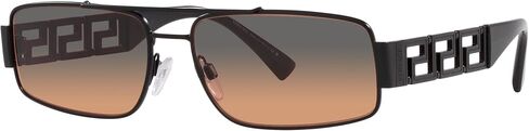 Versace Man Sunglasses Gold Frame, Dark Grey Lenses, 60MM in Saudi Arabia
