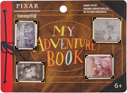 مجموعة دبابيس من Loungefly Pixar Up لكتاب المغامرات للذكرى الخامسة عشرة مكونة من 4 قطع in Saudi Arabia