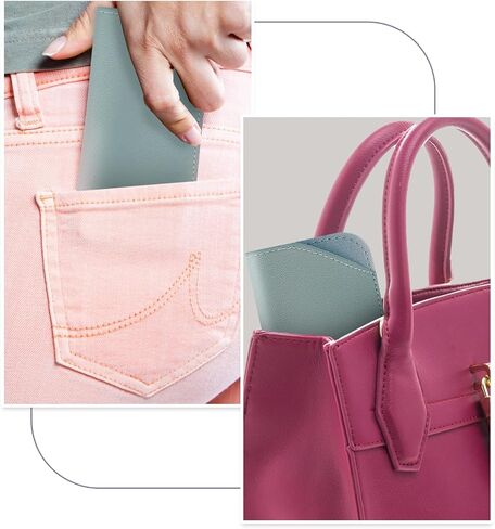 Soft Glasses Cases, Portable Leather Glasses Bag anti-scratch Eyeglass Case Reading Eyeglasses Case for Women Men in Saudi Arabia