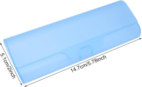 yueton 4PCS Frosted Colored Transparent Glasses Box Presbyopia Glasses Case Sunglass Box Plastic Eyeglass Case for Storage Glasses in Saudi Arabia