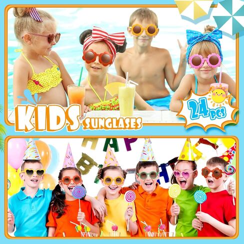 Kids Round Flower Sunglasses Toddler Cute Round Polarized Sunglasses Baby Sunglasses Outdoor UV Protection in Saudi Arabia