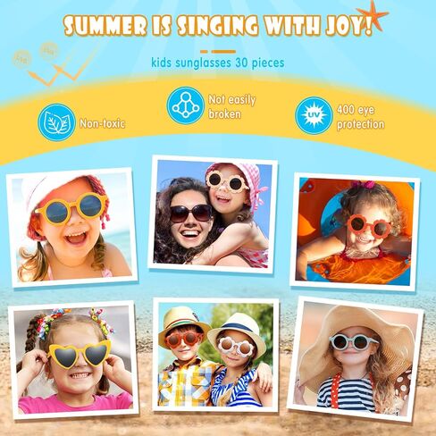Kids Round Flower Sunglasses Toddler Cute Round Polarized Sunglasses Baby Sunglasses Outdoor UV Protection in Saudi Arabia