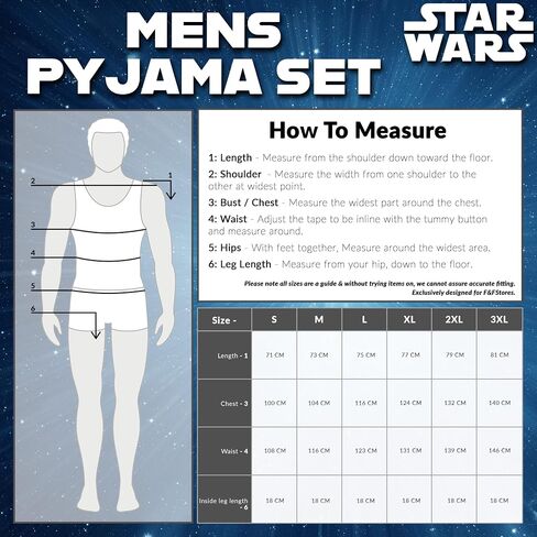 Disney Star Wars Mens Short Pyjamas Set, Dad Loungewear in Saudi Arabia