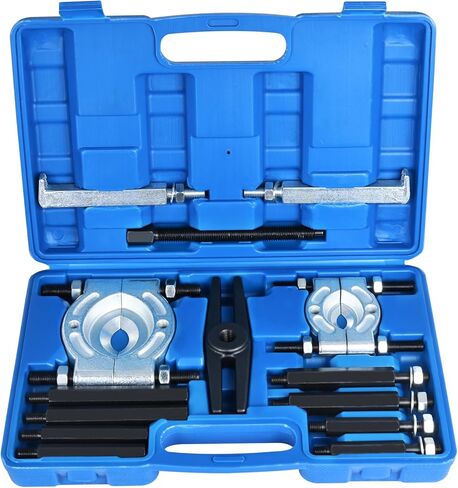 مجموعة أدوات سحب فاصل المحمل 14 قطعة، فواصل تحمل سعة 5 طن، مجموعة إزالة فواصل المحامل 2 بوصة و3 بوصة in Kuwait