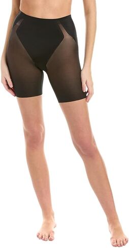 سروال قصير للسيدات من SPANX® Haute Contour لمنتصف الفخذ، مقاس Xl، أسود in Saudi Arabia
