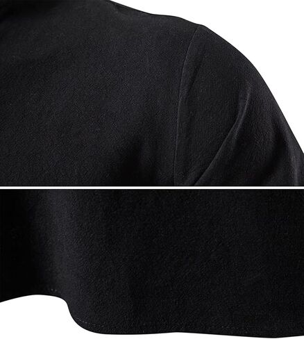 قميص قرصان رجالي من القطن بتصميم كلاسيكي برقبة على شكل حرف v وأربطة وأكمام طويلة من القرون الوسطى وعصر النهضة الفايكنج الهبي من Babyhealth in Kuwait