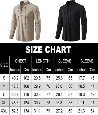 قميص قرصان رجالي من القطن بتصميم كلاسيكي برقبة على شكل حرف v وأربطة وأكمام طويلة من القرون الوسطى وعصر النهضة الفايكنج الهبي من Babyhealth in Kuwait