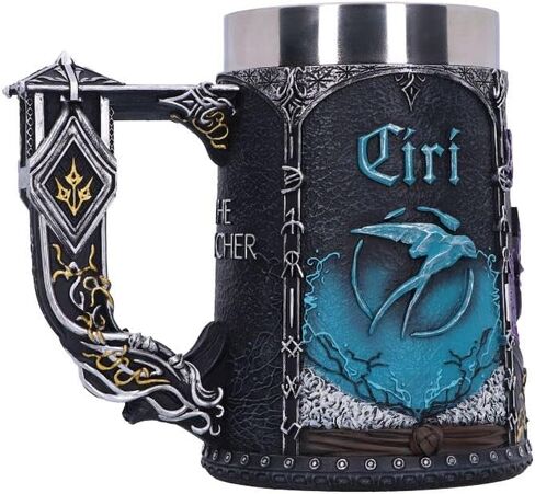 Nemesis الآن مرخص رسميًا من The Witcher Trinity Tankard، أسود، 15.5 سم in Saudi Arabia