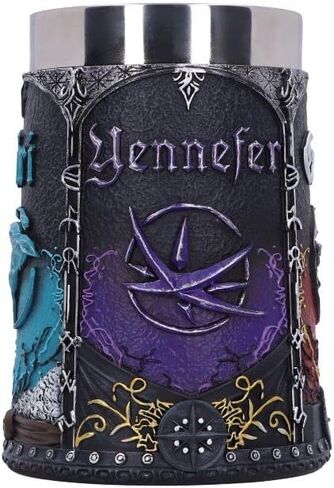 Nemesis الآن مرخص رسميًا من The Witcher Trinity Tankard، أسود، 15.5 سم in Saudi Arabia