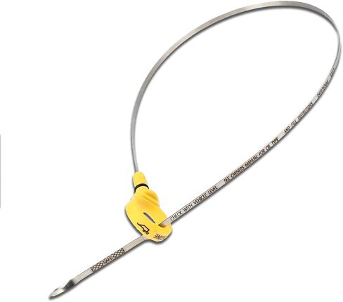 مقياس زيت السيارة 04593604AA، بديل 921-188 4.0 لتر، مؤشر سائل مقياس مستوى زيت محرك السيارات من الفولاذ المقاوم للصدأ، مقياس محرك عصا زيت السيارة، عالمي لسيارات الدفع الرباعي والشاحنات والمركبات الترفيهية in Kuwait